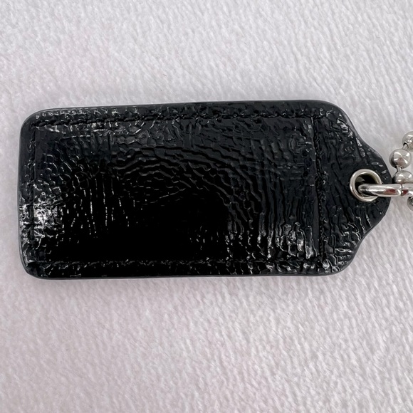 Coach Black Bag Tag - Picture 4 of 6